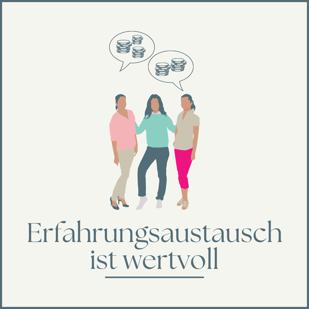 Über Geld sprechen ist ein wertvoller Erfahrungsaustausch