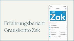 Mehr über den Artikel erfahren Zak Bank Cler Erfahrungsbericht