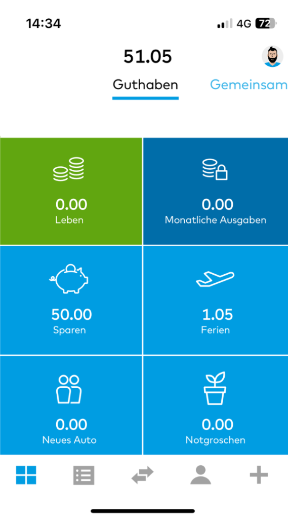 Screenshot Zak App Spartoepfe eröffnen