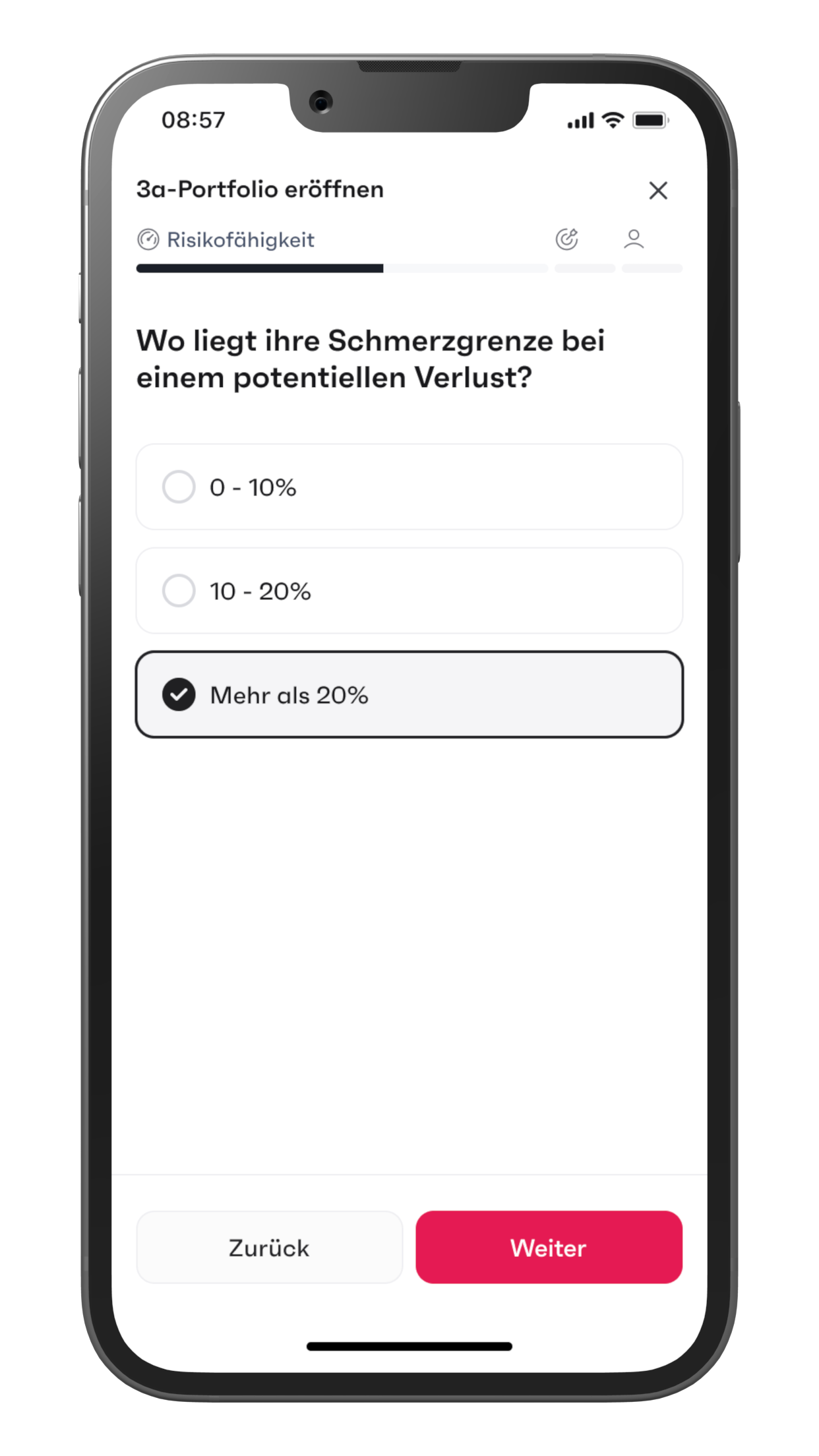Miss Finance Wiki - finpension - Schmerzgrenze