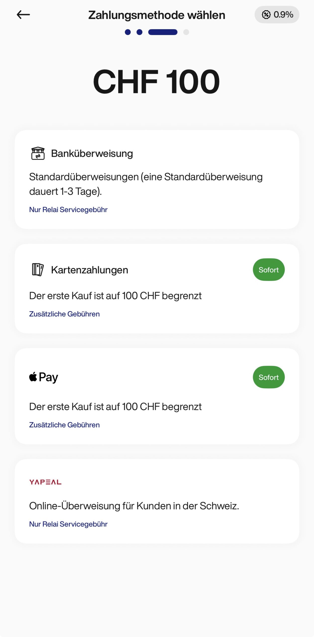 Miss Finance Wiki - relai - Durchschnittskosteneffekt - Zahlungsmethode